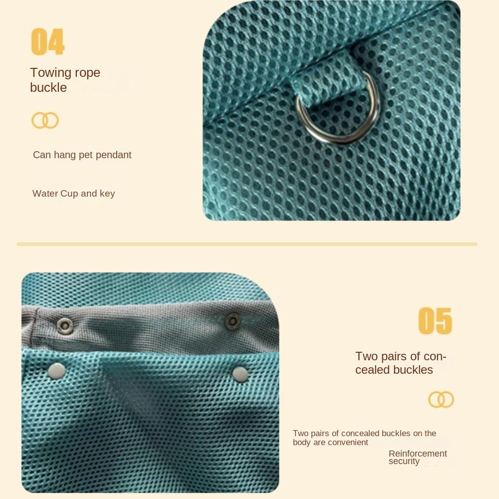 Tote Draagtas Benodigdheden Huisdier Crossbody Schoudertas Mesh Polyester Ademend Kat Puppy Sling Tas