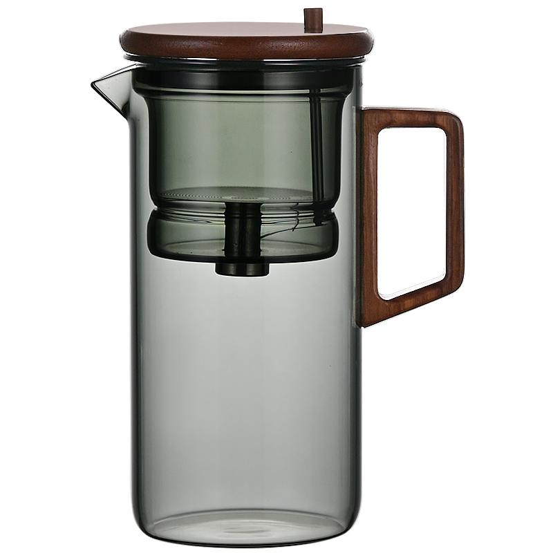 Elegant Cup Heat-resistant Glass Tea Machine Home Daily Black Tea Pu 'er Tea Water Separation Manufacturers Straight Hair
