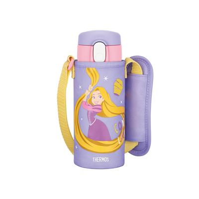 Thermos Water Vacuum Insulated Straw Purple for For Going To Kindergarten and Cold Storage Only Bottle, Bottle, 410ml, Pink, Children, School,
