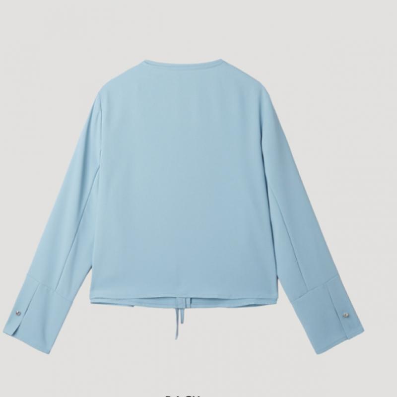 [Ona S miSS] Halenka s V výstřihem a vázáním Swwblp11040 Ll