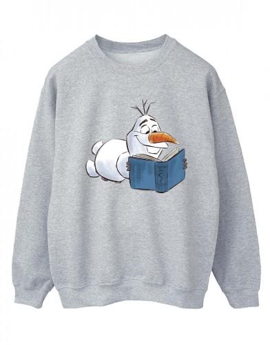 Disney Womens/Ladies Frozen Olaf Reading Sweatshirt