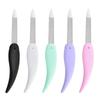 1PC Little Fish Folding Nail File Double Sided Nail Polishing &Trimming File Frosted Plastic Nail Buffer Portable Nail Care Tool