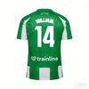 Real Betis Maglietta da Calcio a Maniche Corte Traspirante ad Asciugatura Rapida Top Casual da Esterno Genitore-Figlio