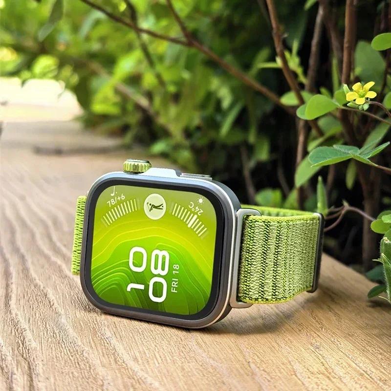 Nylon Loop For Huawei Watch Fit 4 Pro Strap Replacement Sports Field Bracelet for Huawei Fit 3-Fit 4 Bands Accessories