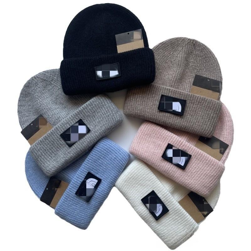 Women Hat Knit Winter Thick Warm Street Style Beanie Cap For Outdoor Activities
