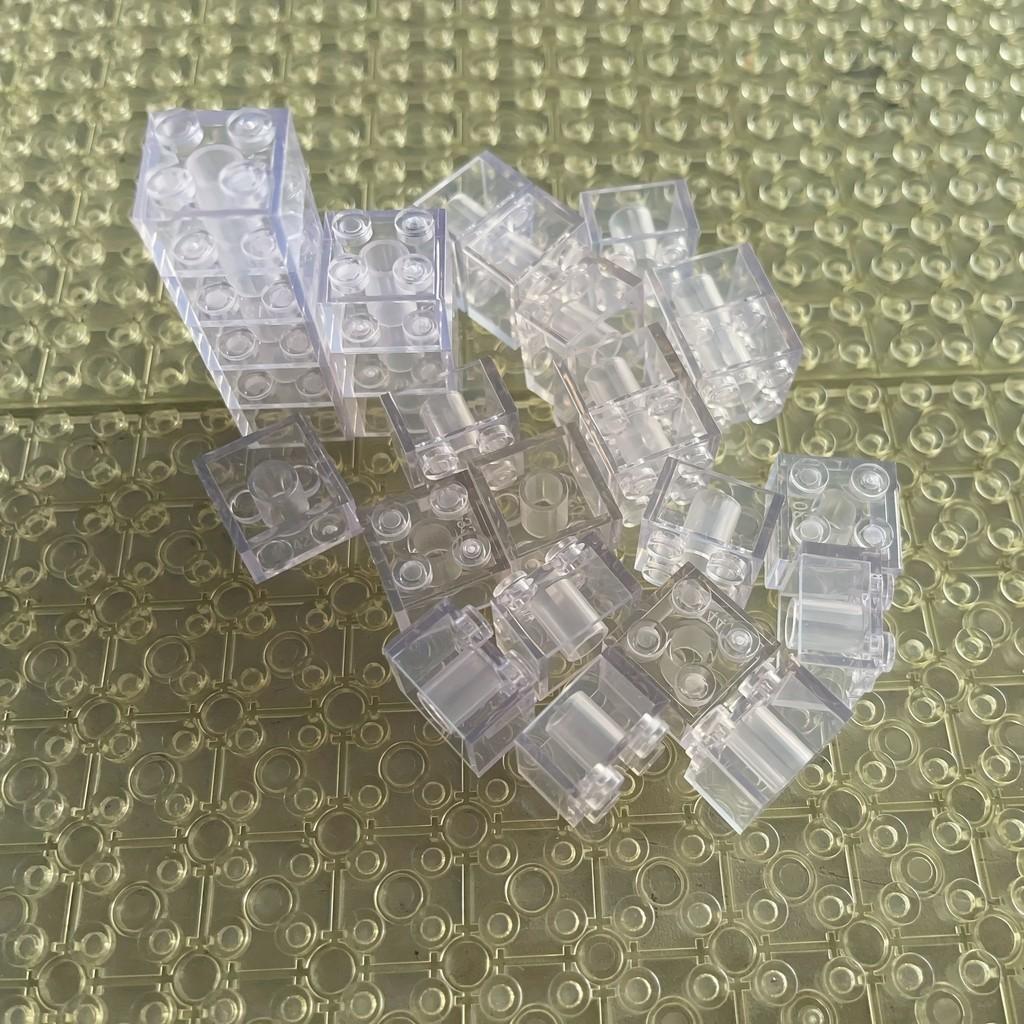 20 buc Cărămidă Transparentă Clară 2x2 Bloc de Construcție Piese MOC Jucării Pentru Copii Casă DIY Cascadă Compatibil 3001 3003