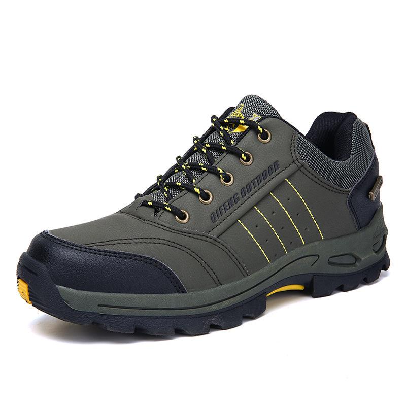 Men's and Women's Non-Slip Hiking Shoes - Plus Size, Autumn/Winter, Velvet-Lined