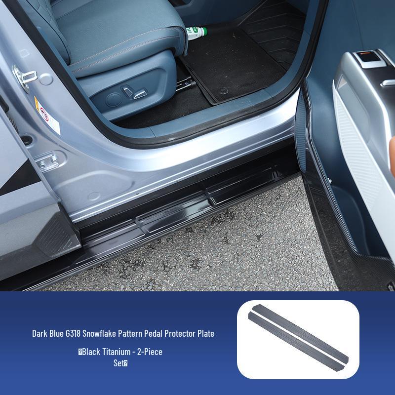 Stainless Steel Snowflake Side Step Trim Panel for Deep Blue G318