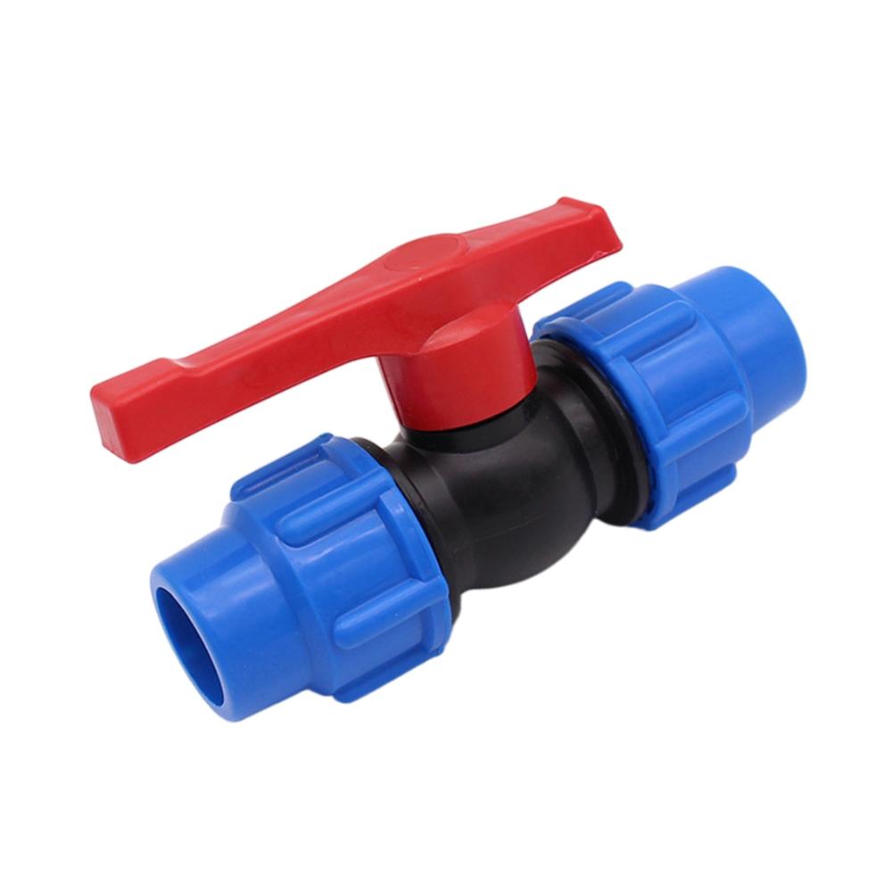 20 25 32 40 50mm Plastic Quick Ball Valve for PE Pipes - Irrigation Water Fitting with High Pressure Resistance