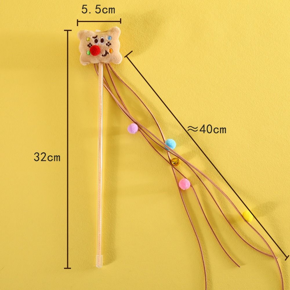 Cartoon Cat Teaser Cookie Cats Toys New Interactive Toys Cat Accesorios