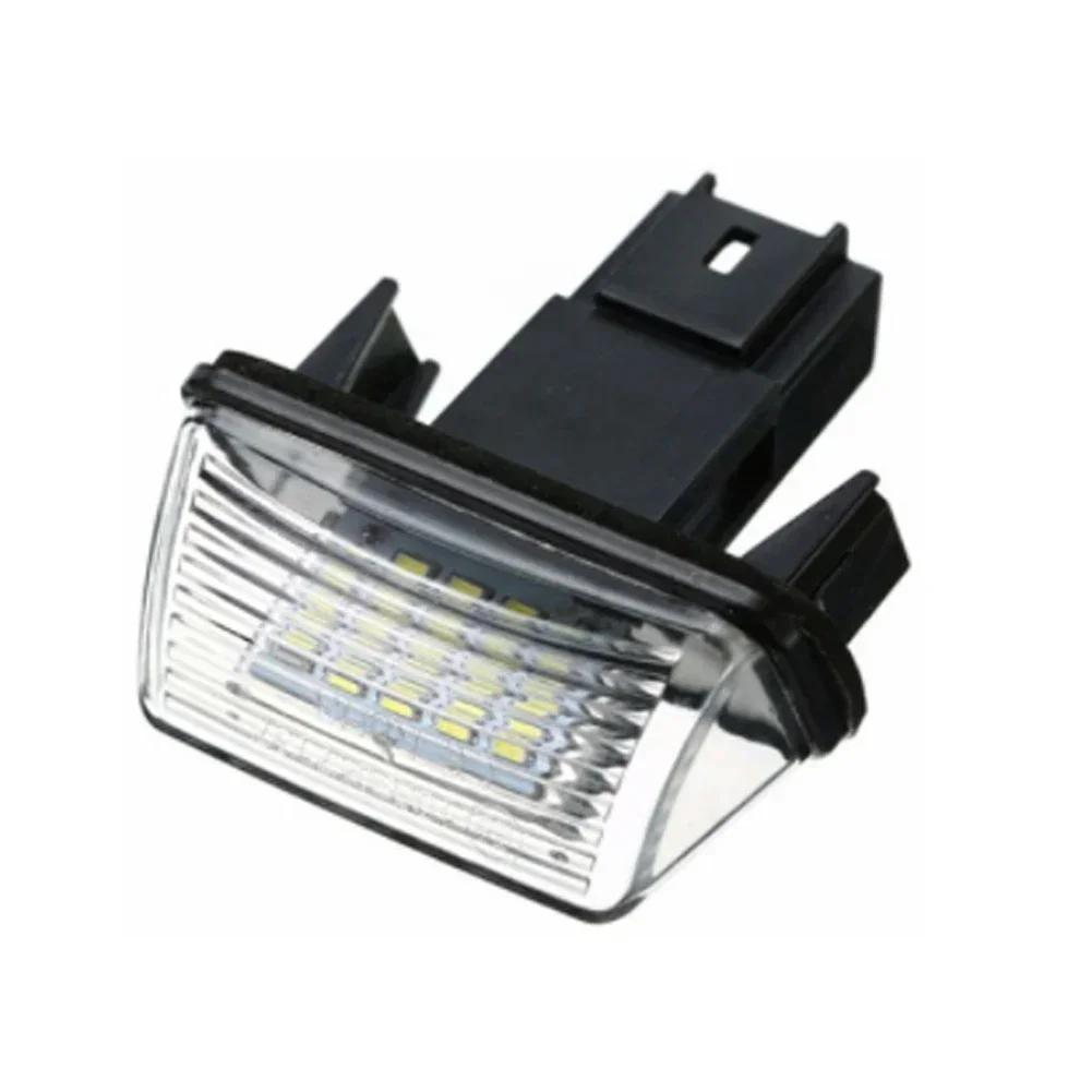 2PCS For Peugeot 206 207 307 308 407 5008 Partner Citroen C3 C4 C5 Xsara Picasso LED Number License Plate Lamp Light