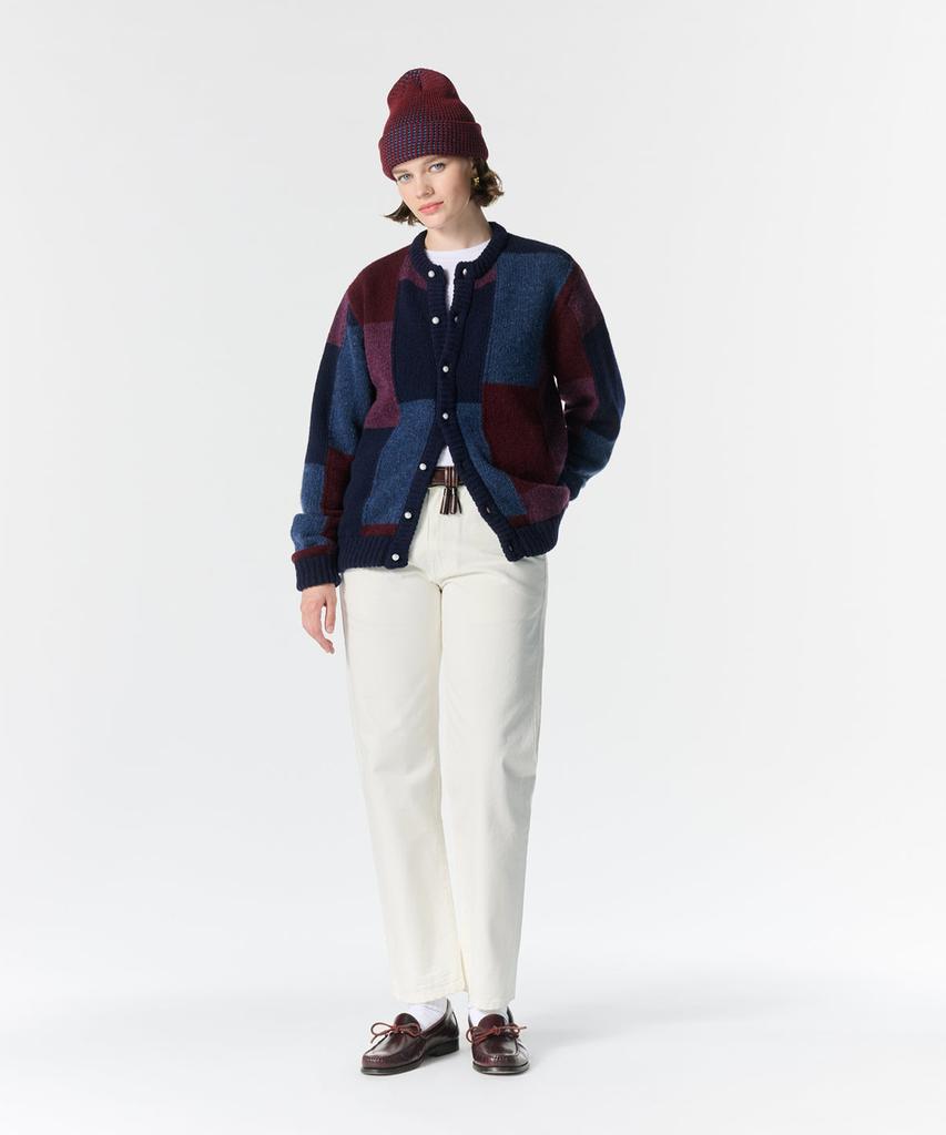 Noah (U) Shetland Patchwork Cardigan Multi