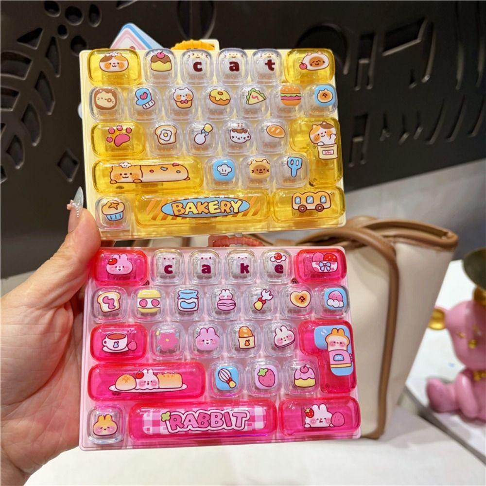 26-Tasten Mini-Tastatur Anhänger Niedliches Design Tastatur Schlüsselanhänger Kinder Tasche Anhänger