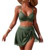 Women's Sexy Mesh High-waisted Two-piece Swimsuit