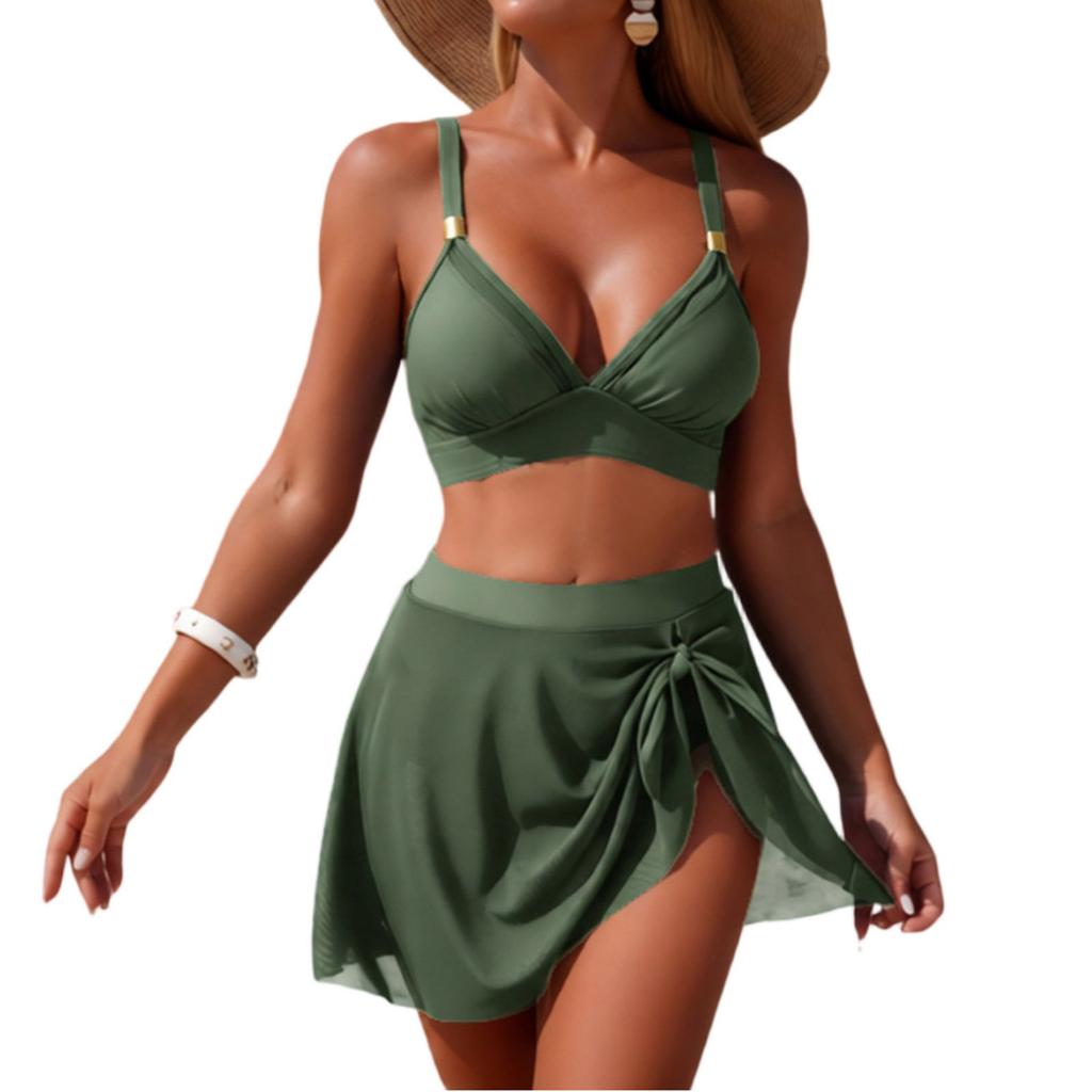 Women's Sexy Mesh High-waisted Two-piece Swimsuit