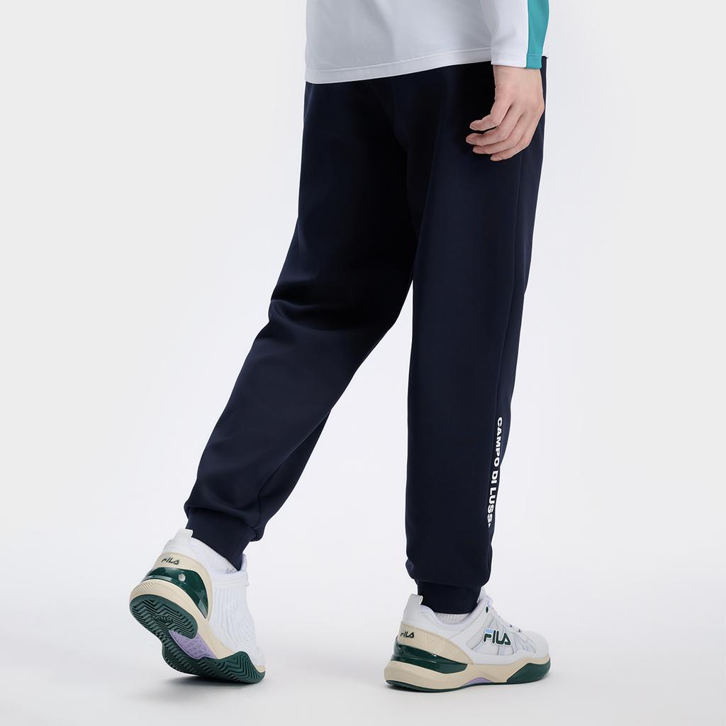 New FILA Knitted Sweatpants Men's RD Royal Blue A11M433606FNV