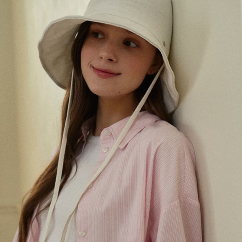Fairy Linen medium bucket hat_3color
