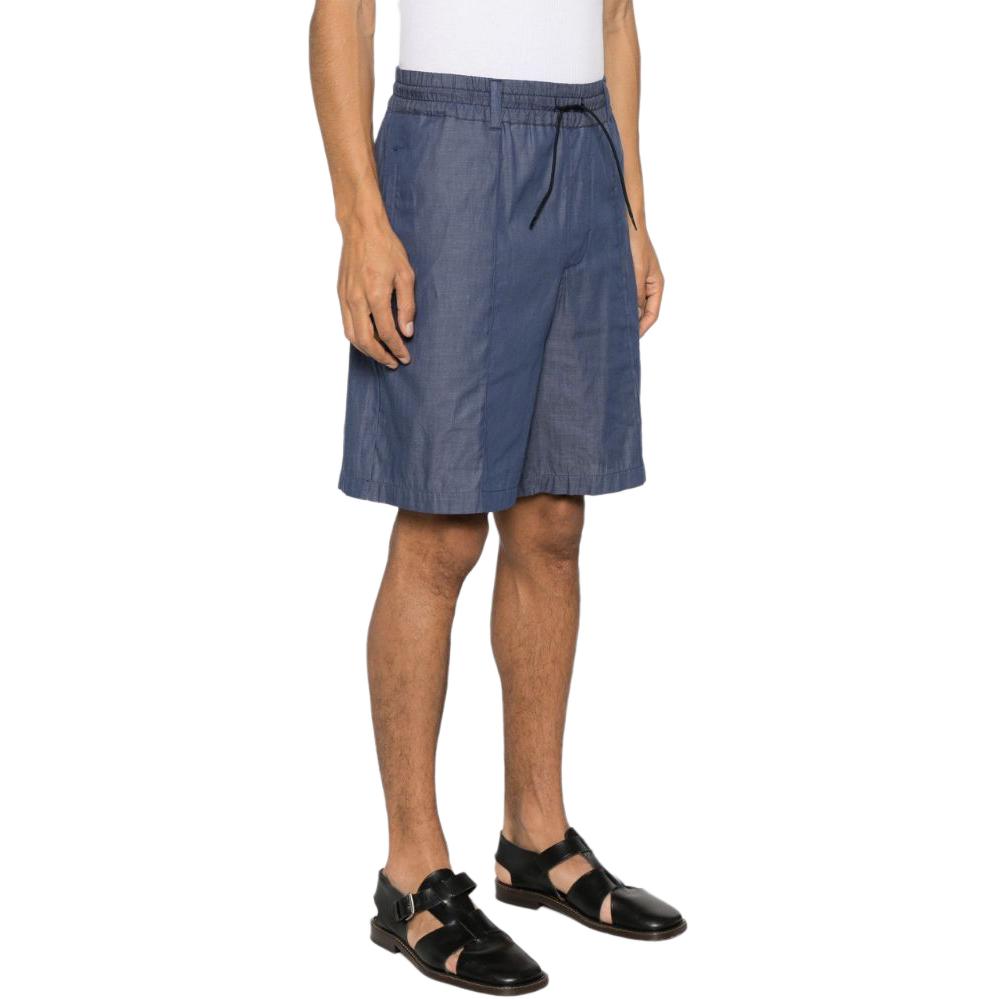 Emporio Armani SS24 Casual Shorts Men's Blue 3D1PH7-1DAAZ-0941