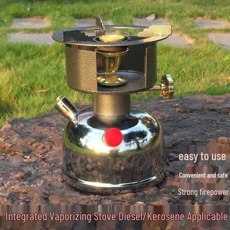 Portable Windproof High-Fire Gasification Stove for Vehicles – Anti-Clogging, Kerosene-Compatible