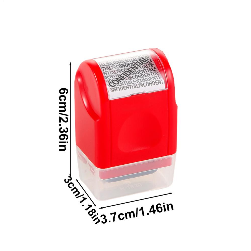 Stamp Roller Anti-Theft Confidential Protection ID Seal Privacy Confidential Data Guard Information Identity Address Blocker