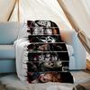Halloween horror Theme Printed Blanket - Perfect for Couch, Bed, Travel & Outdoor Use | Machine Washable, Cozy & Durable.
