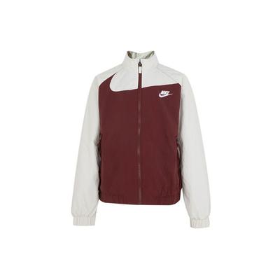 Color Block Running Training Casual Jacket Kids Jacket Dark-Red FN9134-619