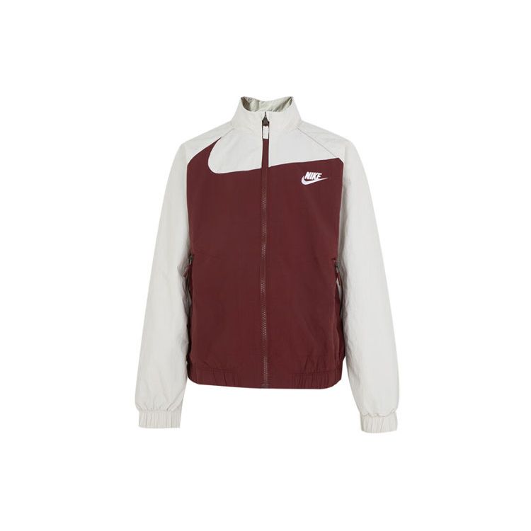 

Nike Color Block Беговая Тренировочная Повседневная Куртка Детская Куртка Темно-Красная FN9134-619 M