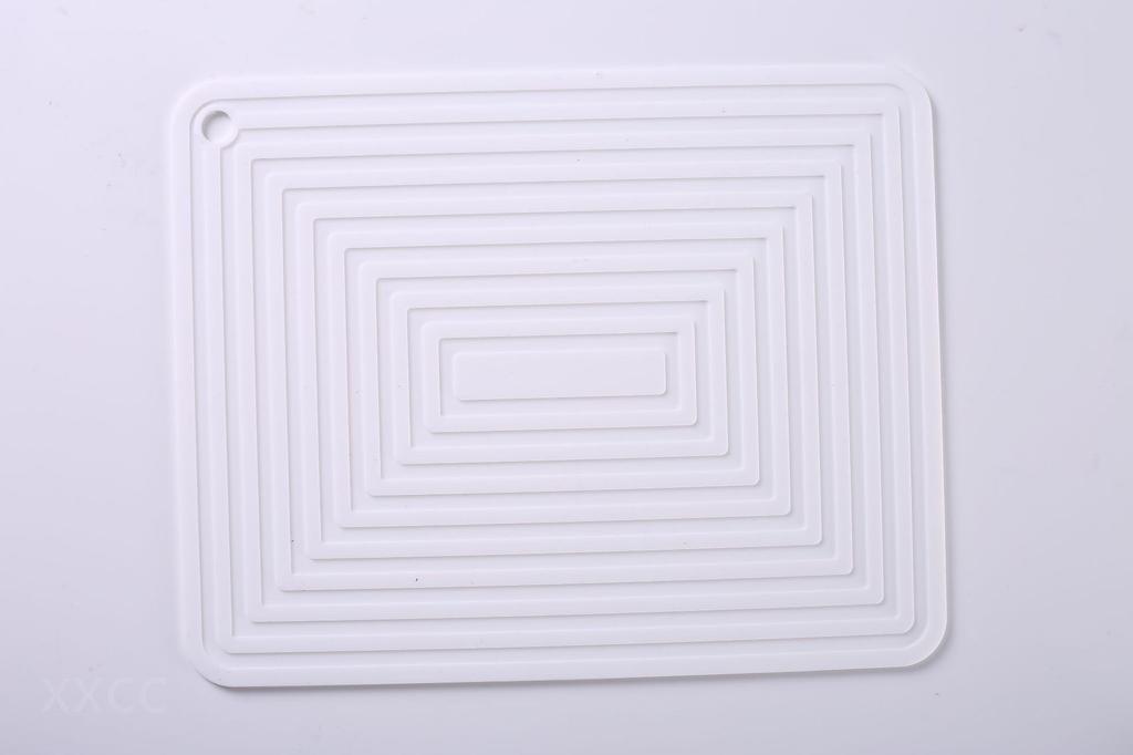 Pot Mat Square Thickened Heat Insulation Non-slip Corrugated Kitchen Table Mats