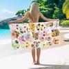 Littlest Pet Shop Beach Towel, Christmas Theme Printed Beach Towel, Multicolor Pattern, Suitable for Beach and Pool, Exquisite