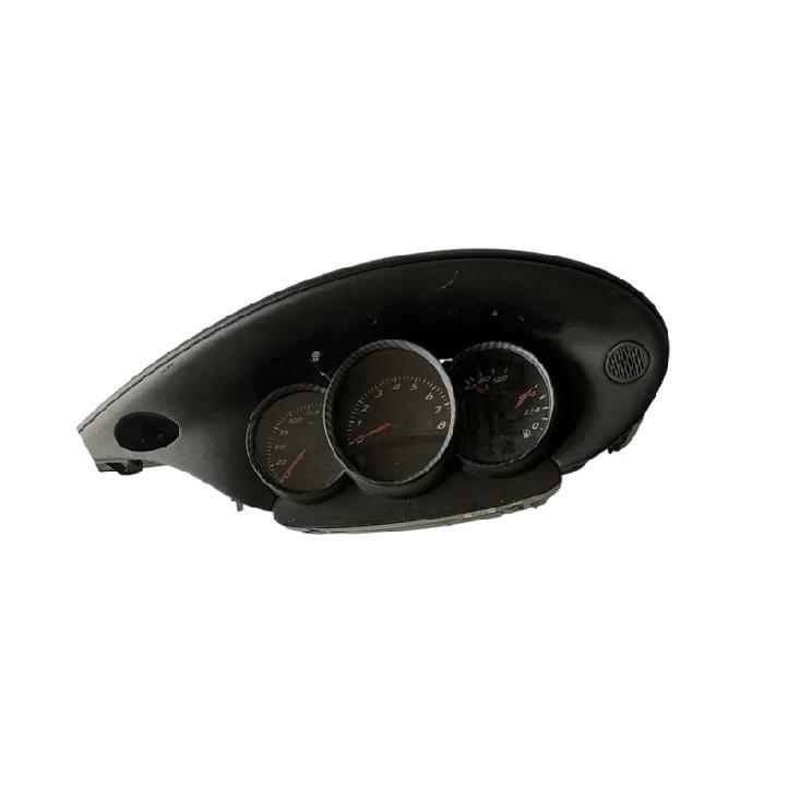 1 Set Matt Carbon Fiber Style Dashboard Dial Gauge Rings Bezel Trim for Porsche 986 Boxster