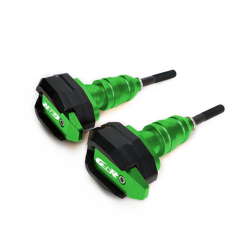 

Для Suzuki GSR 400 600 750 ползунки рамы аварийные накладки защита двигателя защита аксессуары для мотоциклов GSR400 GSR600 зелёный