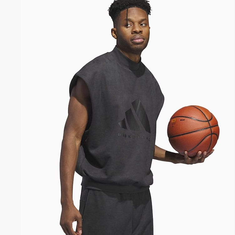 Adidas THE 2024 COLLECTION Sweatshirts Unisex Charcoal Black Half Turtleneck Moderate Other IN7702