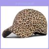 Womens Leopard Print Baseball Cap With Curved Brim For Outdoor Sun Protection