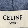 CELINE Blue 2Y369670Q Classic Logo Pullover Parka tops XXS blueUsed