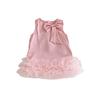 Girls Bowknot Princess Dress Summer Solid Color Tulle Dress Toddler Fashion Outfit for Kids