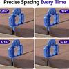 Deck Gasket 1 Spacer Tool 4-in-1 Multi-Size Floor Spacers Hardwood Floor Spacing Tool Anti-corrosive Wood Spacer Tool
