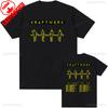 Electronic Band KRAFTWERK Tshirts Cotton Short Sleeve Unisex Tshirt Summer Round Neck Hip Hop Tops Streetwear Unisex Cotton Shirt