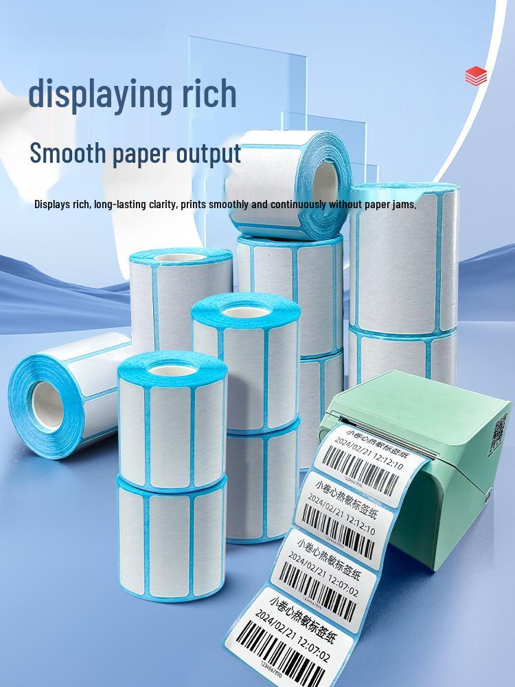 Jiachi Shuo Small Thermal Label Paper - Three-Proof Roll
