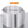 Adjustable Stainless Steel Cake Ring - 6-12 Inch Expandable Mousse Ring for Baking & Cake Decorating