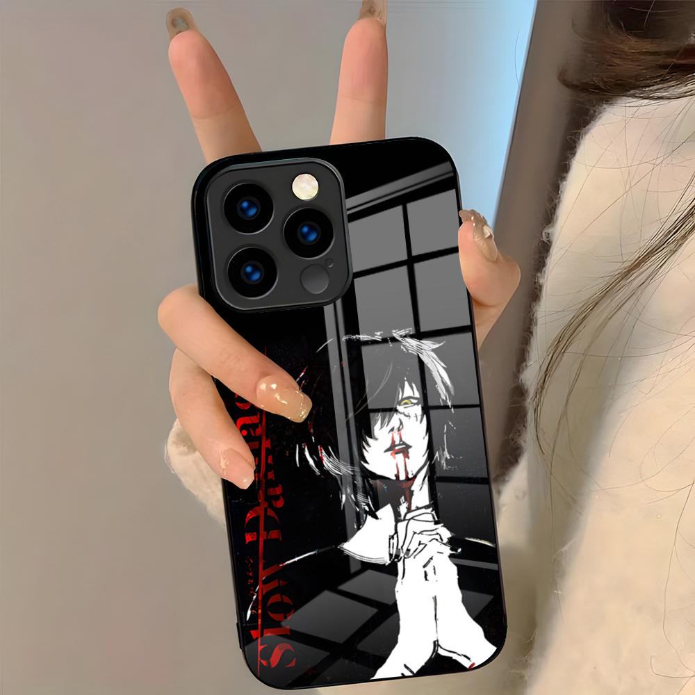Slow Damage Anime Phone Case For IPhone 17 Pro Max 16 15 14 Pro Max 13 11 Plus Glass Cover