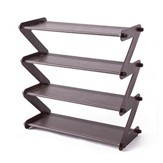 Полка для обуви Yousheng Простая сборка Стабильная конструкция Четырехслойный отдельно стоящий шкаф Прихожая Спальня Пол Открытый органайзер для обуви Подставка для обуви Полка для обуви Four Layer кофейный 1473₽