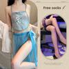 Sexy Lingerie Sexy Ancient Hanfu Republic of China Style Embroidered Pajamas Hot Uniform Seduction Suit