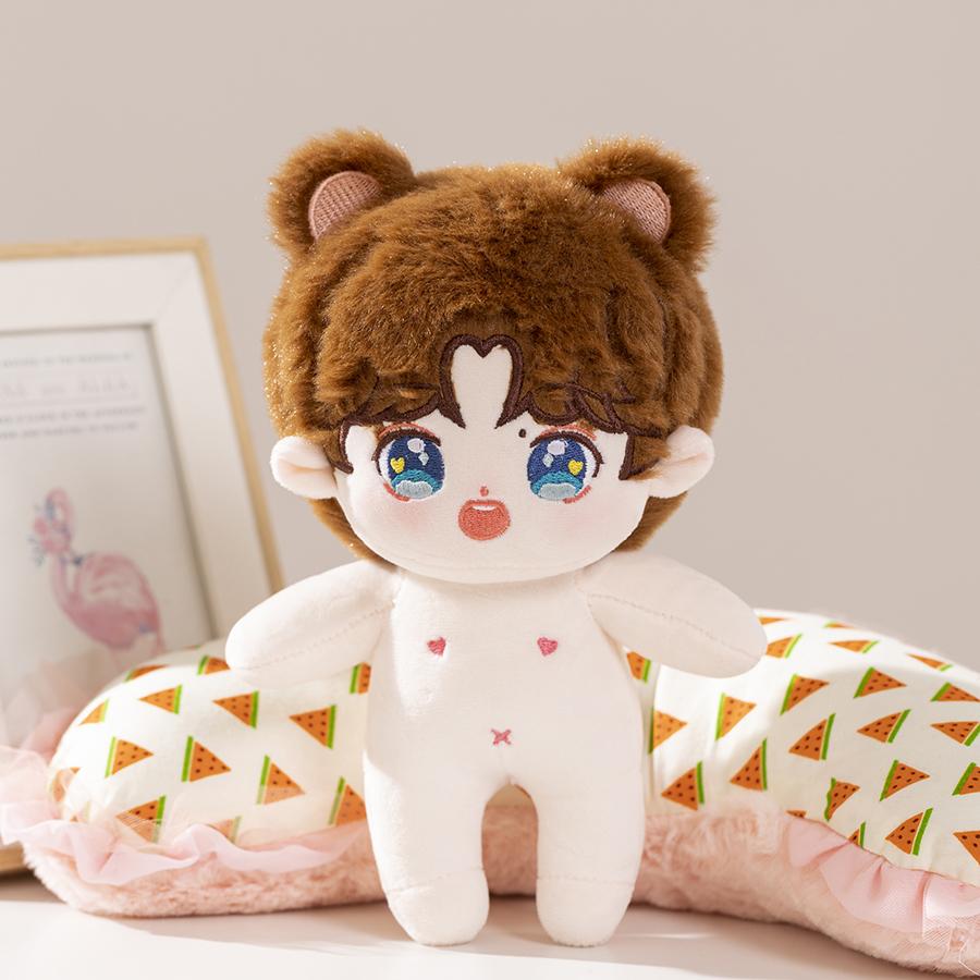14 Styles Cute Plush Cotton Doll Stuffed Super Star Figure Idol Yibo Dolls Can Change Clothes Birthday Gift for Girls/Girlfriend