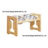 Adjustable Wooden Dog Bowl Stand - In Stock