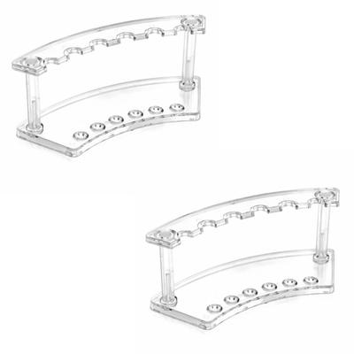 2 Stück Multifunktionaler Stifthalter Vertikaler Stifthalter 6 Fächer Stifte-Display-Ständer Schreibtisch-Organisatoren Schul- und Bürobedarf