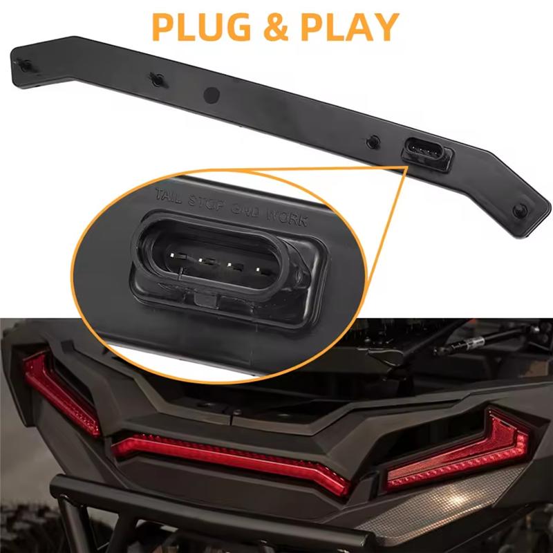 LED Center Tail Lights Brake Light Rear Accent Lamp Taillight For Polaris RZR Turbo Sportsman XP1000 2017-2025-A99D