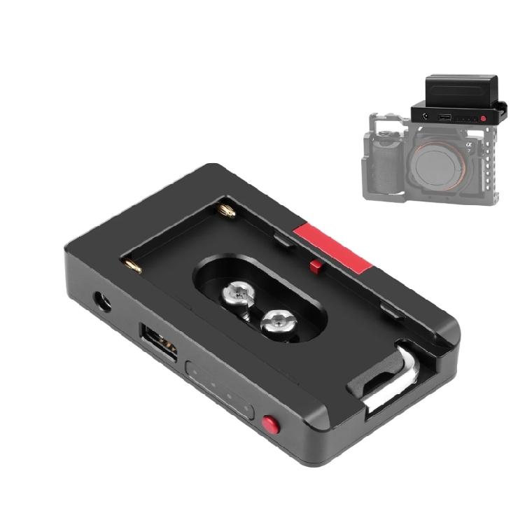 For / / Panasonic PULUZ DSLR Camera Clamp Battery Adapter Plate