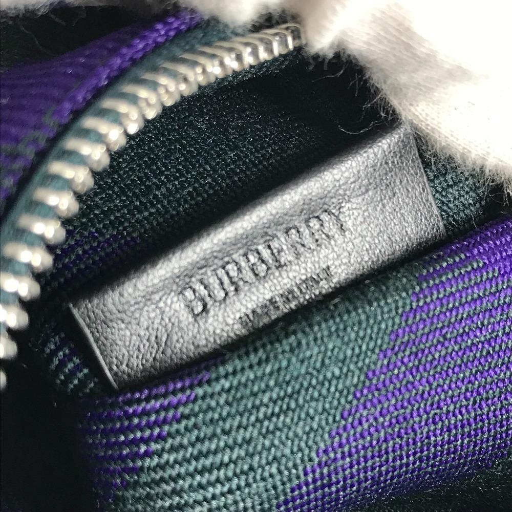 BURBERRY EKD Travel Pouch Logo Clutch bag bag pouch Cluch Bag  Vinyl clear/blue