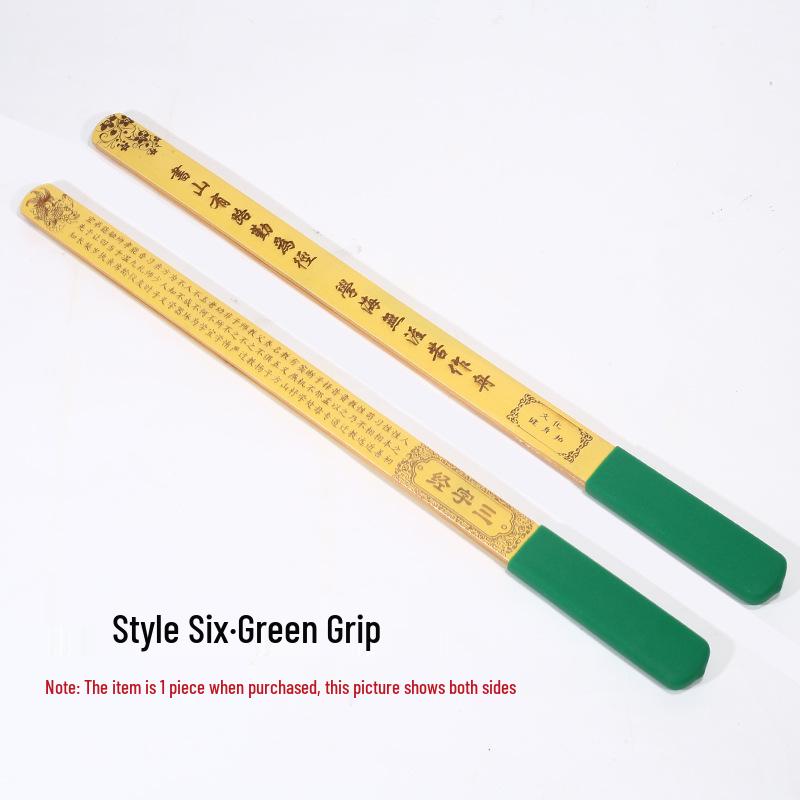 Dual-Use Bamboo Ruler & Massage Stick - Creative Fitness & Cultural Gift
