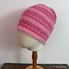 Candy color knitted hat women's autumn and winter soft waxy plush wool hat modified face shape hollow stack hat bag head cold hat